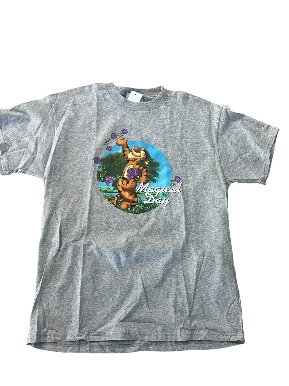 Vintage New With Tag Disney Tigger T Shirt Large New Old Stock Made In USA Pooh - Picture 7 of 7